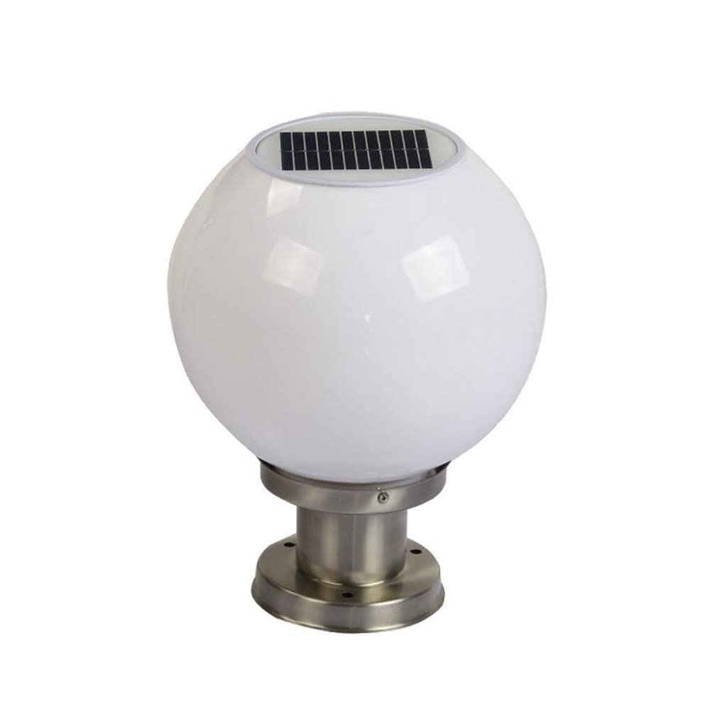 Lampe de Jardin Solaire étanche IP55, résistante à la Pluie, pour Poteau ou Pilier, avec Douille E27, idéale pour l'extérieur. Convient également pour Les Portes, Le,30cm