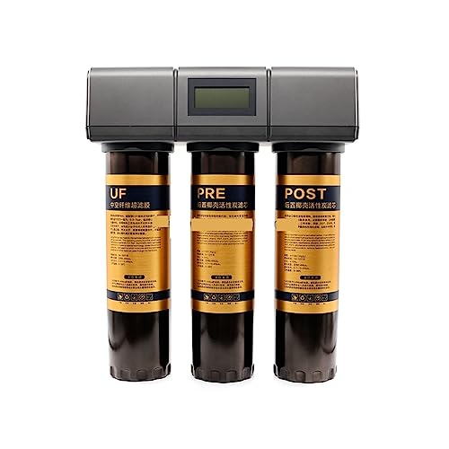 Filtro purificador de agua de agua potable de acero inoxidable, de filtros de agua de 3 etapas for el hogar Filtración debajo del fregadero y sobre la encimer