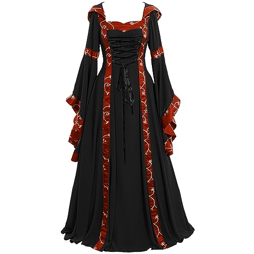 Robe longue gothique pour femme idéale comme costume de princesse victorienne