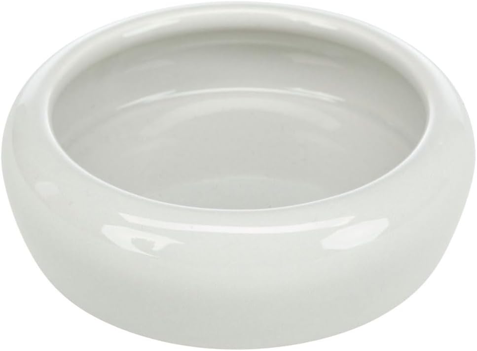 Trixie Ceramic Bowl with Rounded Pouring Rim for Hamster, 100 ml, 1 piece (Assorted Colors)