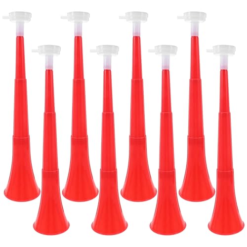 Beaupretty 8 Piezas De Bocinas De Fútbol Para Animar Bocinas De Fútbol Vuvuzela Para Eventos Deportivos Para Animar