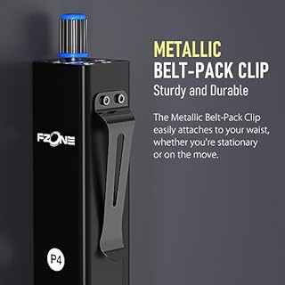 FZONE P4 Wired in-Ear Monitor IEM Amplifier Portable IEM Quickly Switch Stereo Mono for Drummer,Band,Studio