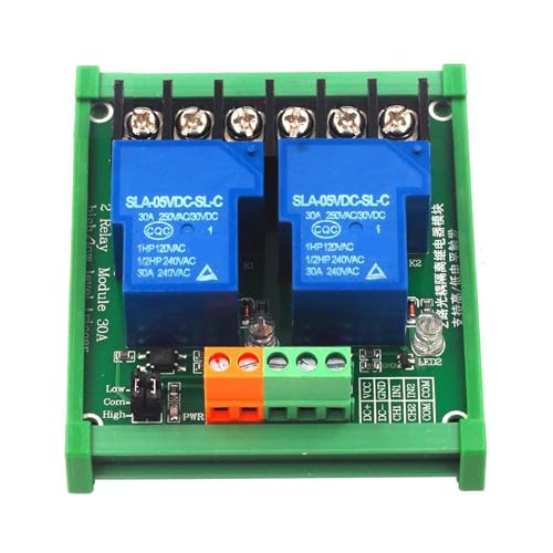 Module de relais à 2 canaux 30A high-low avec isolation optocoupleur - 2
