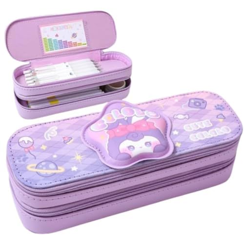 Image of DEOXY Cartoon Theme Pencil Case - 3D EVA Pouch, Multipurpose Zipper for Kids, Pen and Pencil Bag for School Kids, Girls, Stationery Storage Box (Cute COLOLO)