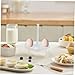 Hemobllo 2pcs High-temperature Resistant Egg Steaming Rack for Boiling and Steaming Eggs Compatible Air Fryer and Multi-cooking Appliances