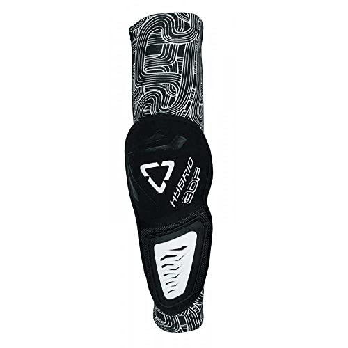 Leatt 3DF Hybrid Elbow Guard (Black/White, Junior)