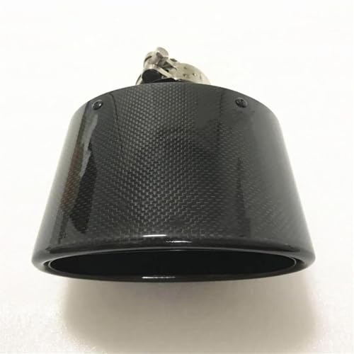 Tuyau d'échappement voiture carbone ovale 150mm modifiée LD 76mm