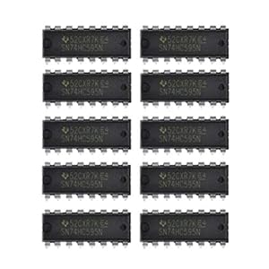 10 stuks IC 74HC595 74595 SN74HC595N 8-bits schuifregelaar DIP-16 NIEUWE Goede kwaliteit