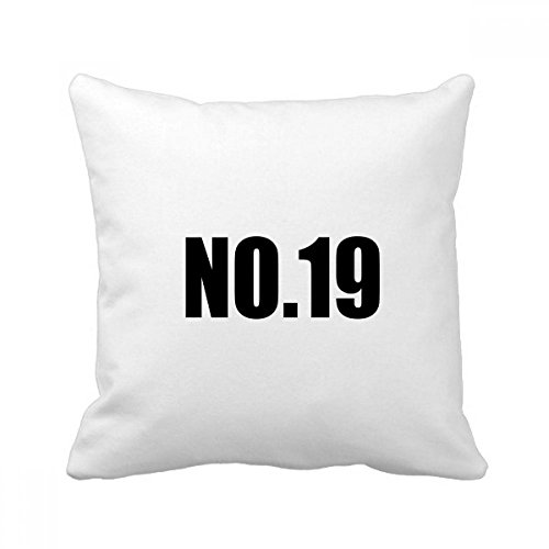 Coussin de numéro 19 multicolor DIYthinker pour décorer votre canapé