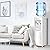 Giantex Top Loading Water Cooler Dispenser 5 Gallon Normal Temperature Water and Hot Bottle Load Electric Home with Storage Cabinet, White