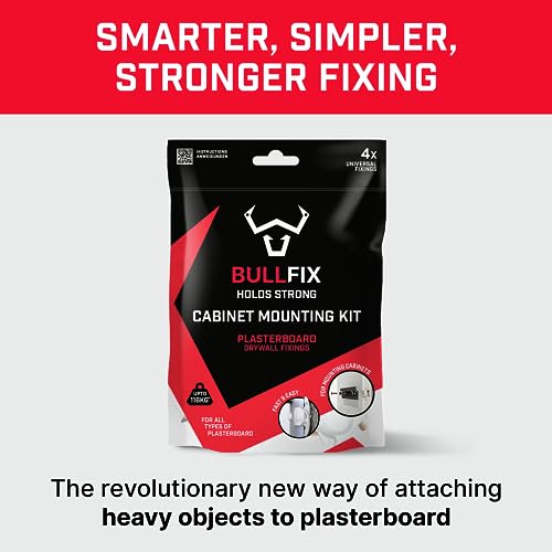 Bullfix Mounting Kit Heavy Duty Plasterboard Fixings for