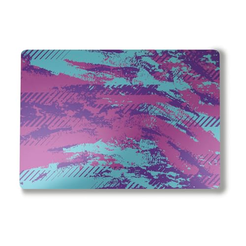 Image of Laptop Skin Compatible with Alienware M18 R2 (2024) - Grunge Purple - Premium 3M Vinyl Protective Wrap Decal Cover - Easy to Apply | Crafted in The USA by MightySkins