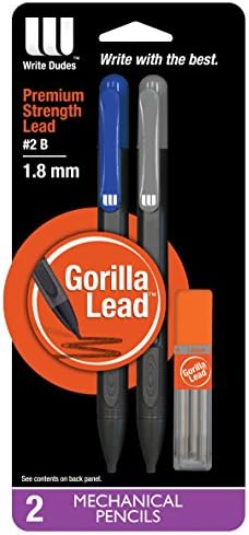 Amazon Com The Write Dudes 2ct Gorilla Lead Mechanical Pencil Office Products