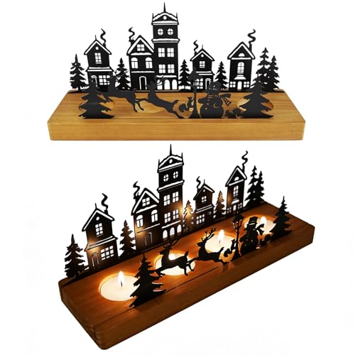 Advent Kerzenhalter,Adventskranz Teelichthalter für 4...