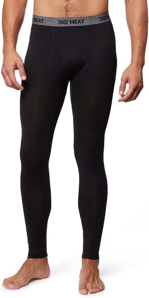 32 DegreesMen's Lightweight Baselayer Legging | Form Fitting | 4-Way Stretch | Thermal