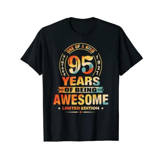 95 regalos de cumpleaños 95 años de ser impresionante vintage 1927 Camiseta