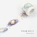Produktbild TXOMDG Universum Thema Washi Tape Klebeband DIY Scrapbooking Aufkleber Label Masking Tape japanisches Briefpapier   F
