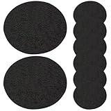 VILLCASE Incense Burner Catcher Pad, 3.3 inch Heat Resistant Mat for Incense Burners Fire Retardant Cotton with Aluminum Backing Ideal for Home Use