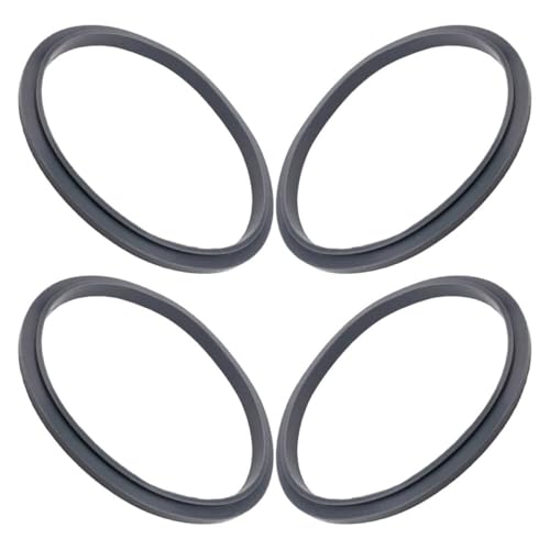 BESPORTBLE Juntas de Repuesto para Batidora Vaso y Exprimidor 4 Anillos de Silicona 4X4X0.4 Pulgadas Accesorios de Cocina para Uso en Preparación de Zumos y Mezclas
