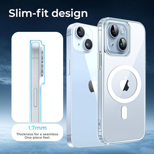 Image of A rtistque Clear Back Cover Case for iPhone 15 Plus | Compatible | Acrylic | Transparent Case | Shockproof TPU | Stylish Protective Design - Transparent