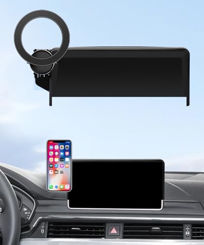MaserWeller Car Phone Holder for 17-19 Audi A4&S4 / 2018-2020 Q5&SQ5 / 18-19 Audi A5&S5&RS5 Accessories 8.3-inch Screen Fixed Clip, Phone Mount Compatible with MagSafe, 360° Rotation Cell Phone Holder