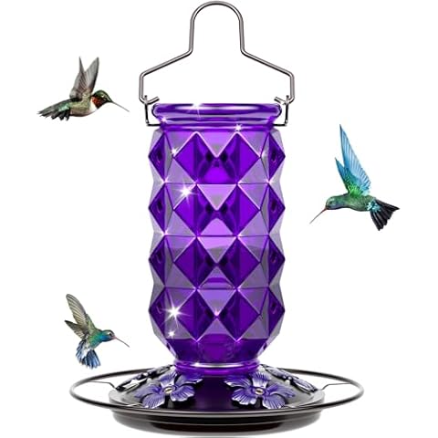 Grete Gotye Glass Hummingbird Feeder Cover