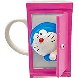 「 ドラえもん 」 どこでもドア マグカップ 約径13×12cm 300ml I’m Doraemon 食器 雑貨 ドラえもん グッズ 誕生日プレゼント 白 SAN4760