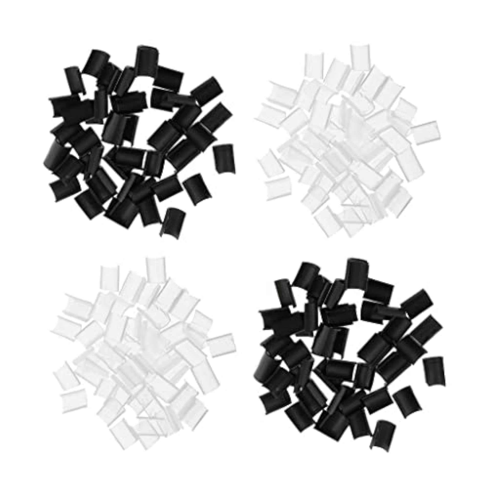 200Pcs Keratin Nail Glue for U Tip Rebond Hair Extensions