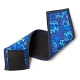 PlayaPup Male Dog Belly Band, Washable and Reusable, Global Tuga Blue, Medium