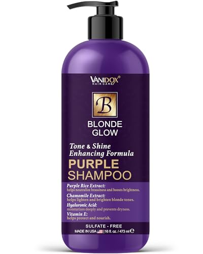 VANIDOX Sulfate-Free Purple Shampoo for Blondes & Highlights