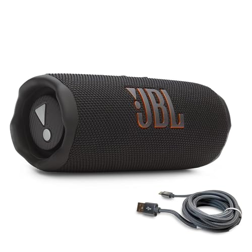 Image of JBL Flip 7 (Black) + Bundle with USB-C Braided Cable