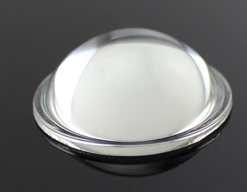 Generico LITAO-XIE, 1 PZ 50mm Dia Vetro Ottico 50mm Lunghezza Focale Ad Alta Potenza LED Plano Lente Convessa Lente di Messa A Fuoco del Proiettore