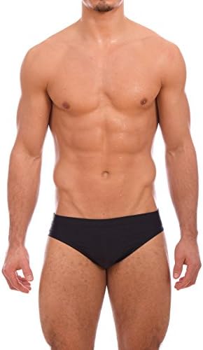 Gary Majdell Sport Mens New Solid Black Hot Body Bikini Swimsuit Size Medium