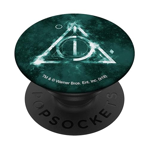 Image of Harry Potter Deathly Hallows logo PopSockets Swappable PopGrip