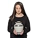BIERKEN - FUNERAL SUPPLIES - Adult Memorial Urn - Large Size - Silver Aluminum - Modern Style - 9.5 x 7 inches - Holds Remains Up to 200 lbs
