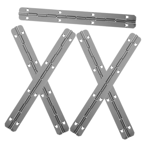 SOLUSTRE Continuous Piano Metal Hinge 5 Pcs Cabinet Hinges for Door Long Hinges for Simple to Use