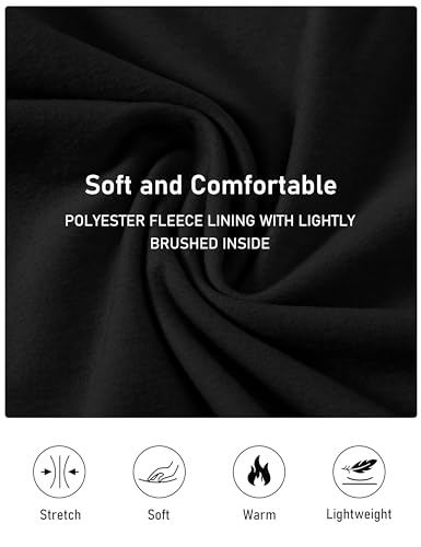 Airike MF1273WL-AKCA Long Sleeve Golf Polo Shirts For Women 1/4 Zip Stand Collar Pullover Thermal Lining Athletic Workout Tops Black L thumb #4
