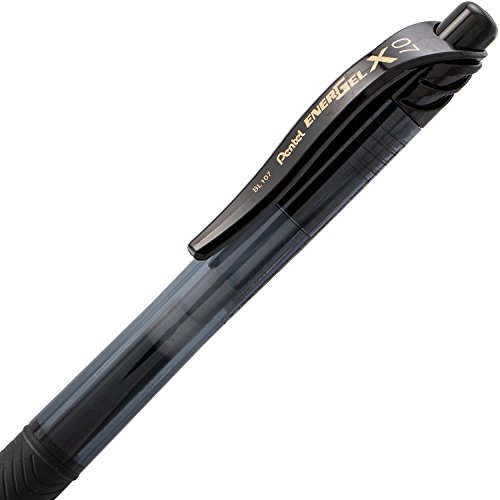 Pentel EnerGel-X Bolígrafo Gel Retráctil 0.7 mm Negro 72 unidades miniatura 3