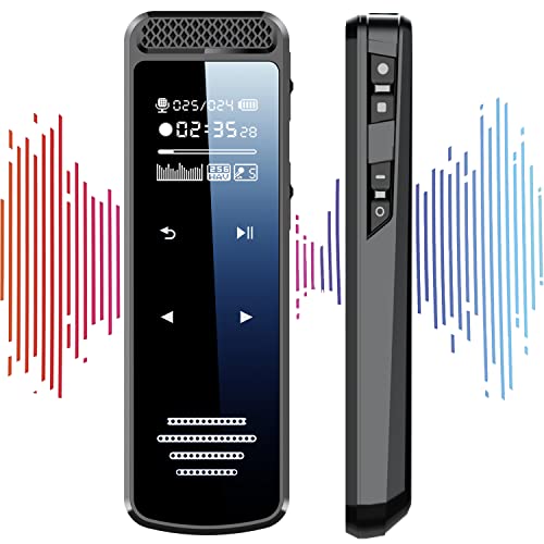 Upgraded 64Gb Voice Recorder With Playback, Metal Case Portable Digital Audio Recording Device For Lectures Meetings,Small Tape Recording Pen With Line In | Password | Support Tf Expansion #TOP14