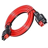 Bebykilemi 1 kit de montacargas de 50 cm/100 cm y 14 AWG para Applicati Redblack adaptador de corriente para equipos industriales, cable de batería recargable (100 cm)