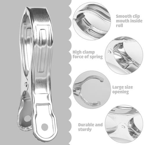 30 PCS Pool Cover Clips Stainless Steel Wind Guard Clamps 5.1 Inch Large Pool Covers Clamps Heavy Duty Swimming Pools Windproof Clips for Above Ground Pools Cover by Augisteen - Image 3