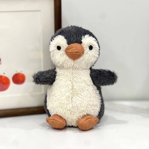 JcvPot Kuscheltier Pinguin 3er Set, 16 cm Weiches Stofftier mit Mütze und Schal, Ideal für Kinder und Erwachsene, Niedliches Geschenk für Geburtstage und Weihnachten