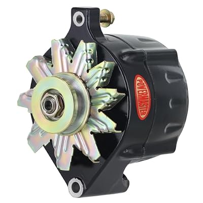 Powermaster - Alt Ford Upgrade Black 100A Smooth LookTM 1V Pulley 1-Wire