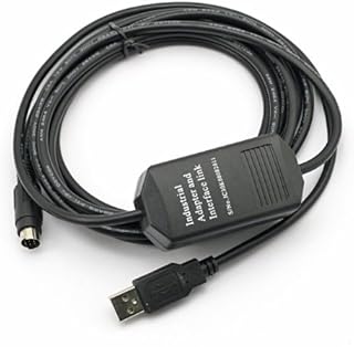 New PLC Programming USB-SC09-FX Cable for Mitsubishi MELSEC USB to RS422 Adapter