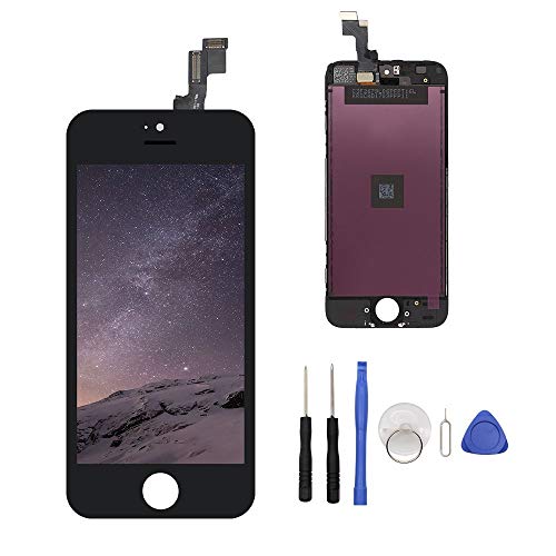for iPhone 5S Full Set LCD Screen Replacement Digitizer Assembly Display Touch Panel Black