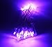 Karlling Battery Operated Purple 40 LED Fairy Light String Wedding Party Xmas Christmas Decorations(Purple)