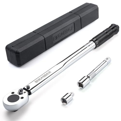 BINGCOBBER 1/2 Inch Drive Torque Wrench Set, 28-210Nm