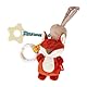 sigikid 43169 Babyaktivspielzeug Anhänger Fuchs, rot