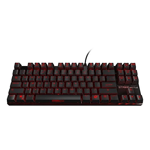 Ozone Strike Battle, UK USB QWERTY Inglés británico Negro Teclado  Teclado (UK, Standard, con inalámbrico, USB, QWERTY, Negro)
