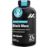 Maca Andina Mujer 27.000 mg de Maca Root – Extracto Estandarizado de Maca Negra 100:1 con Zinc, Vitamina B6, L-Arginina y Taurina – Energía, Resistencia y Balance Femenino – 180 Cápsulas Veganas Nyvos